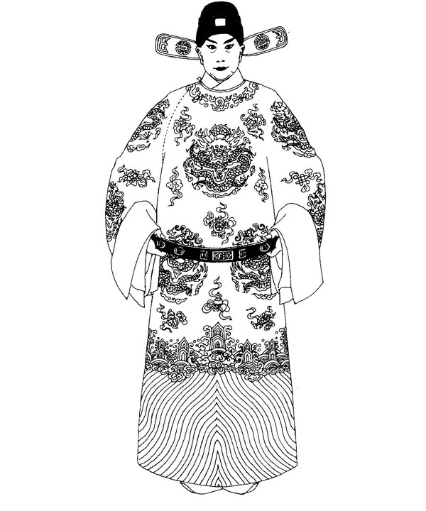京剧团龙蟒袍