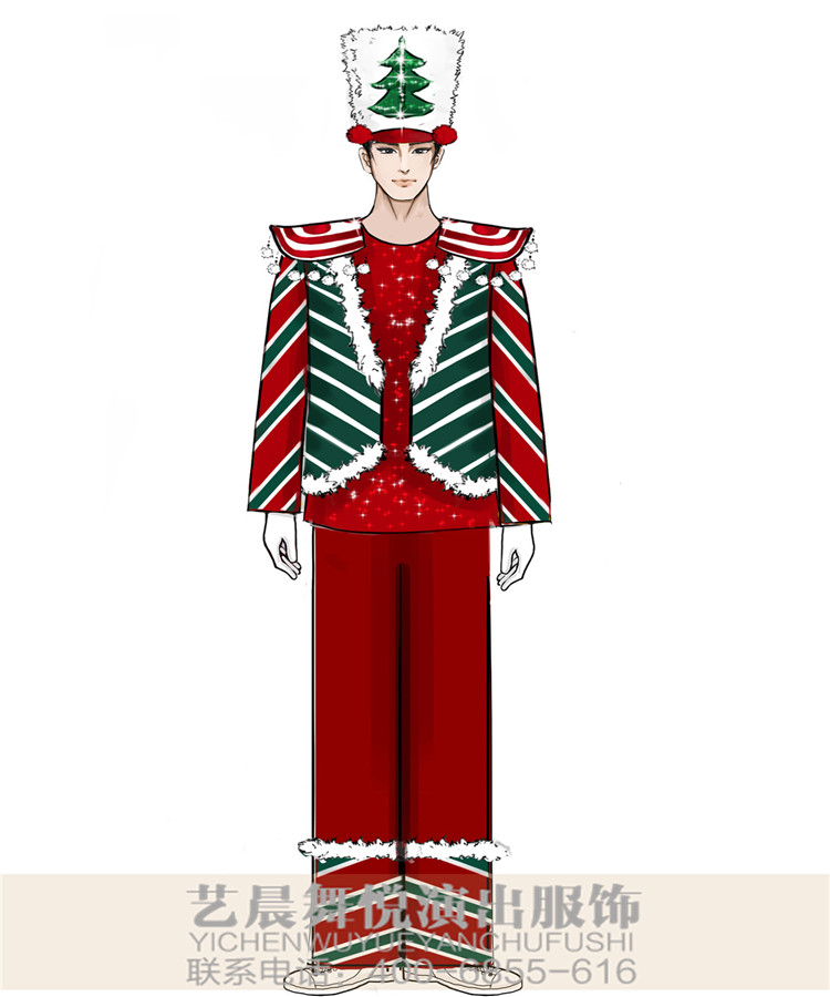 威尼斯城狂欢装扮服装设计狂欢节巡游演出服装定制！