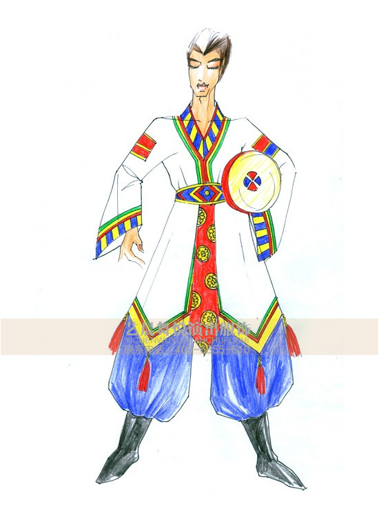 少数民族服装设计,少数民族舞蹈演出服装定做,少数民族舞蹈服装定制